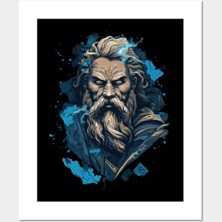 Zeus the Greek God, King of Gods Posters and Art